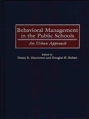 cover image of Behavioral Management in the Public Schools